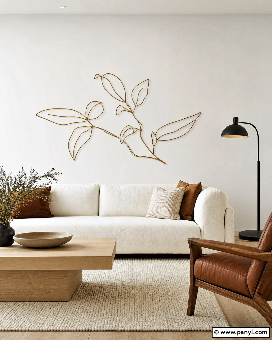 Minimalist Gold Metal Wall Art - 20 gold metal wall art ideas