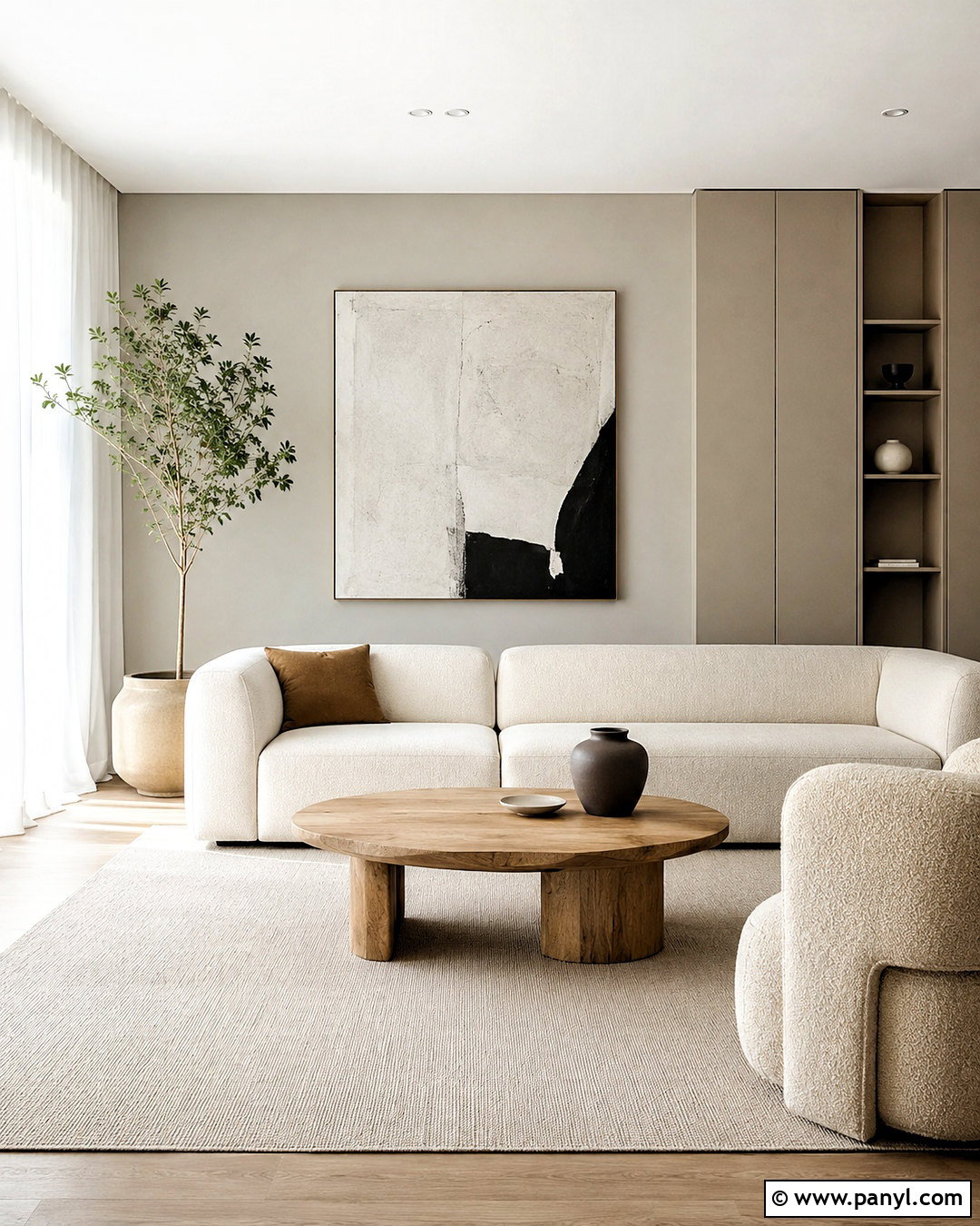 Minimalist Greige Walls - 20 Wall Color Greige Ideas