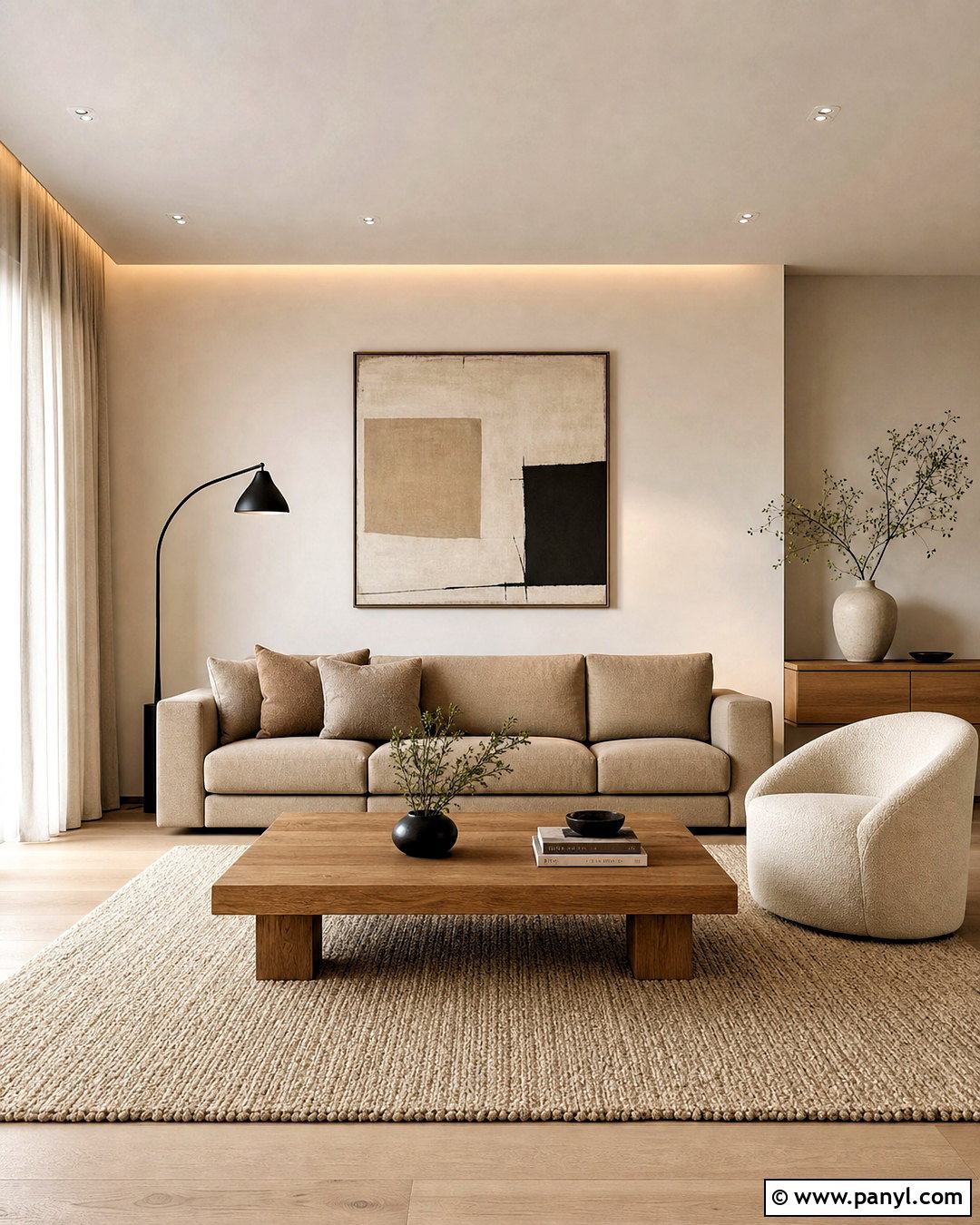 Minimalist Modern Living Room - 20 modern living room decor ideas