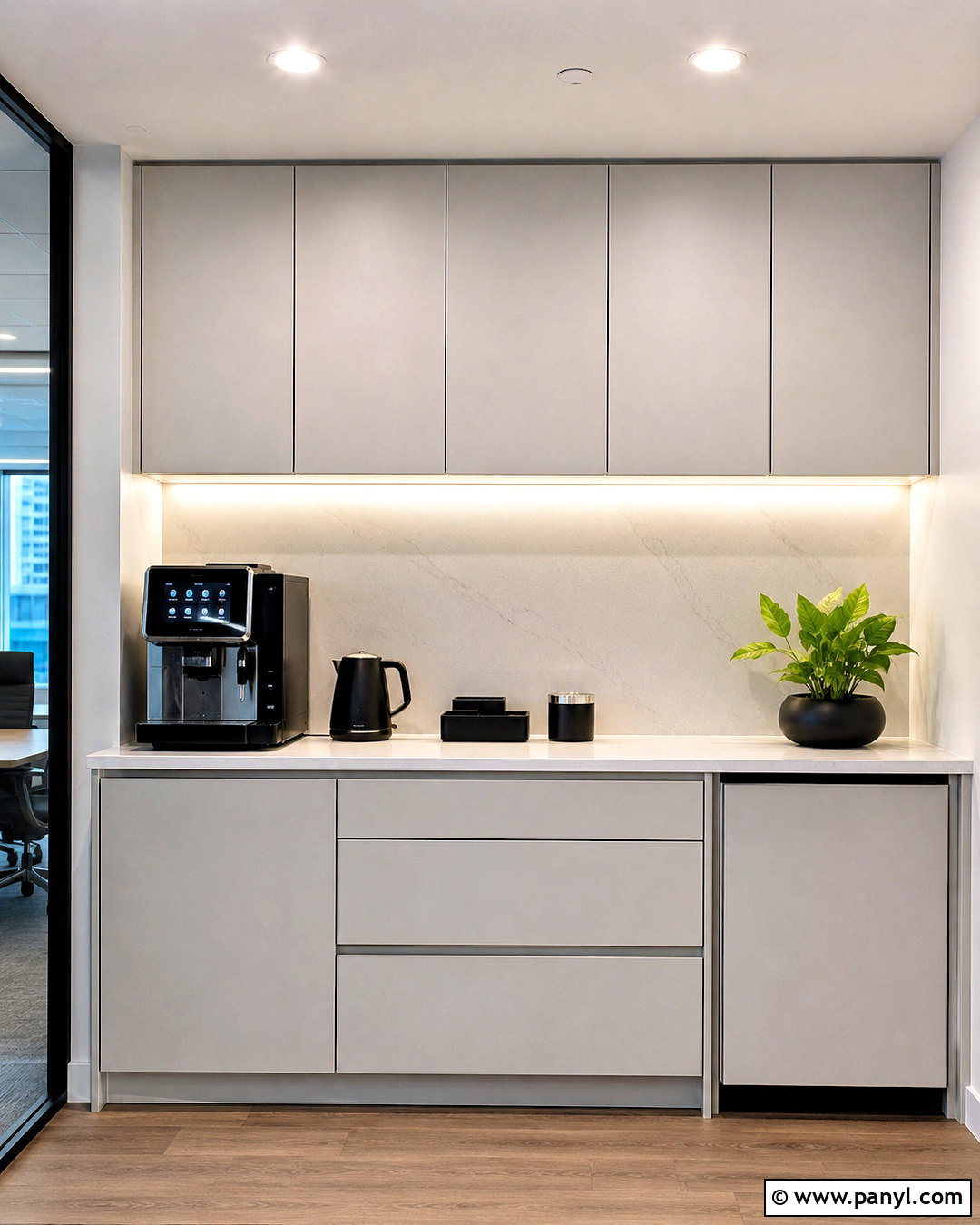 Minimalist Office Coffee Bar - 20 office coffee bar ideas