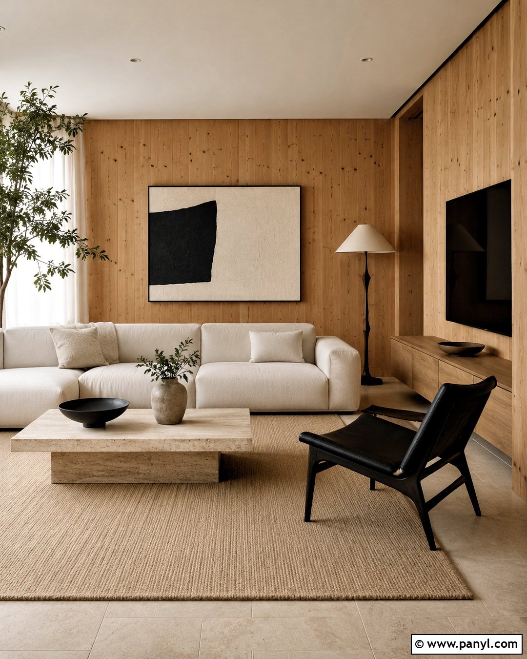 Minimalist Pine Walls Living Room - 20 pine walls living room ideas