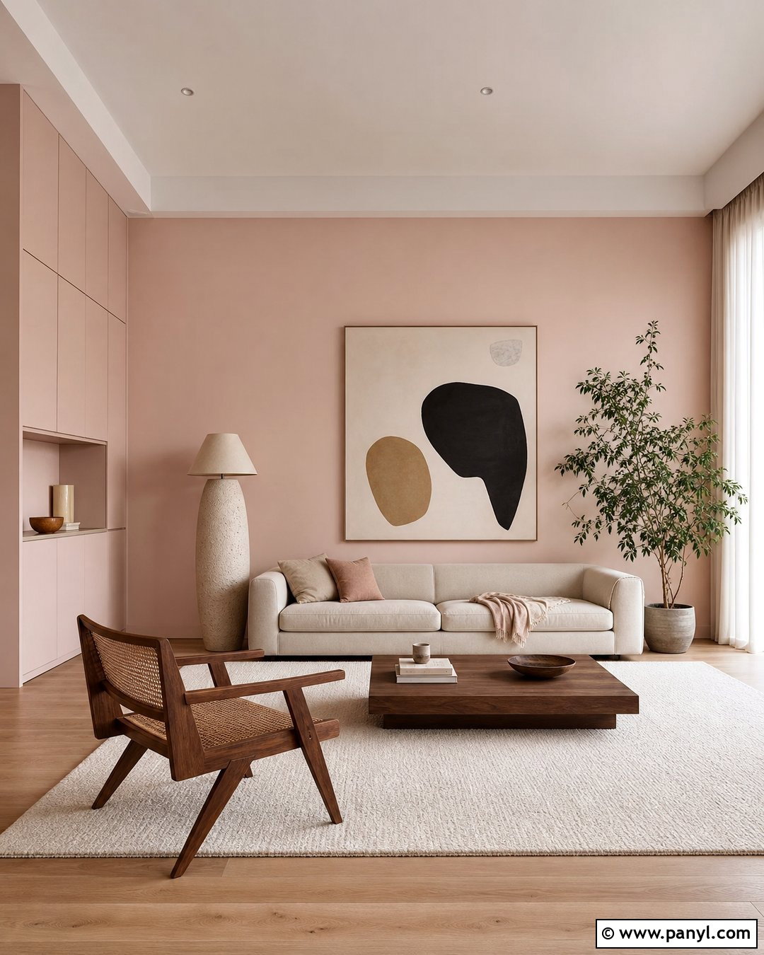 Minimalist Pink Painted Walls - 35 Pink Painted Walls