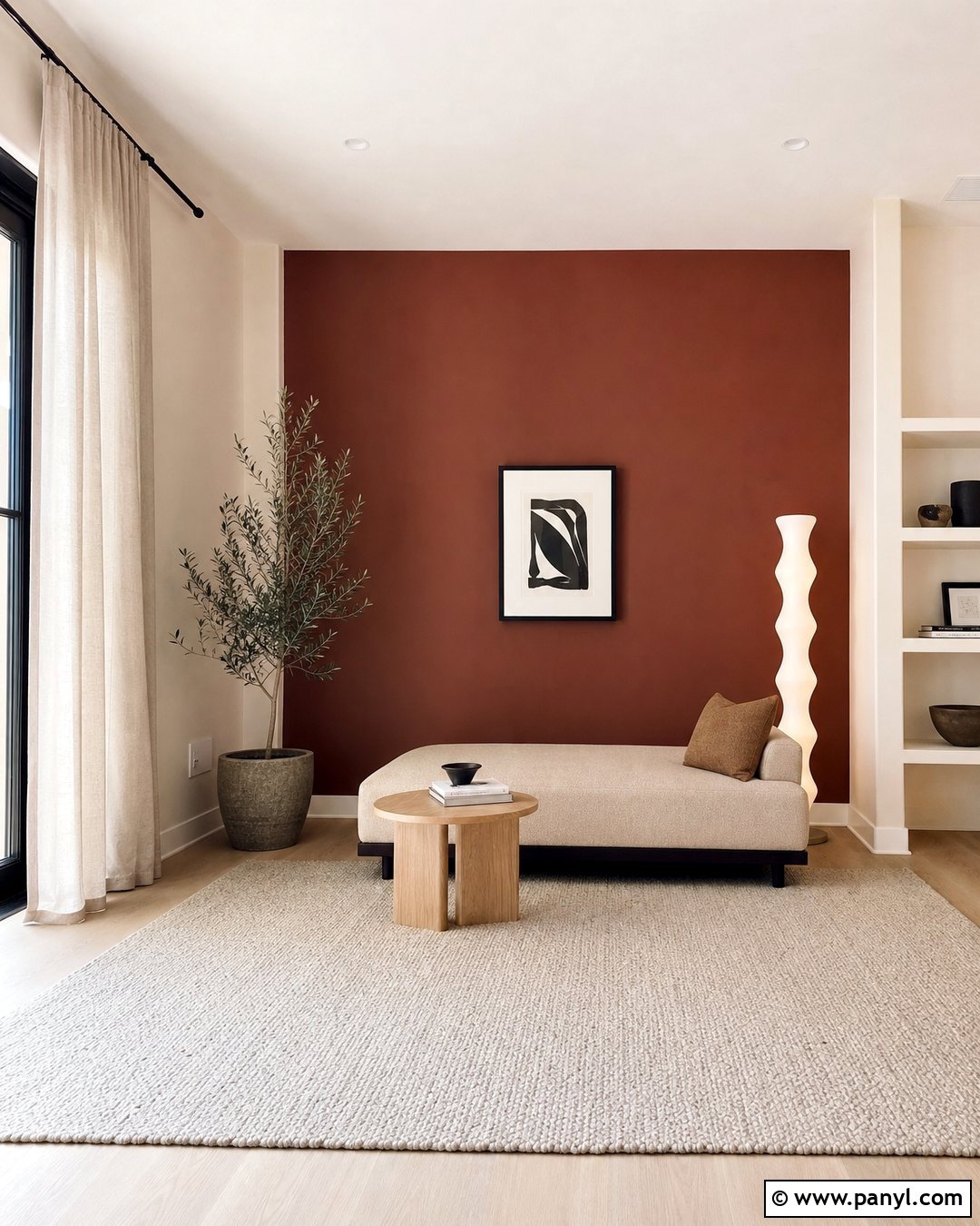 Minimalist Red Accent Wall Room - 20 Empty Room With Red Accent Wall Ideas