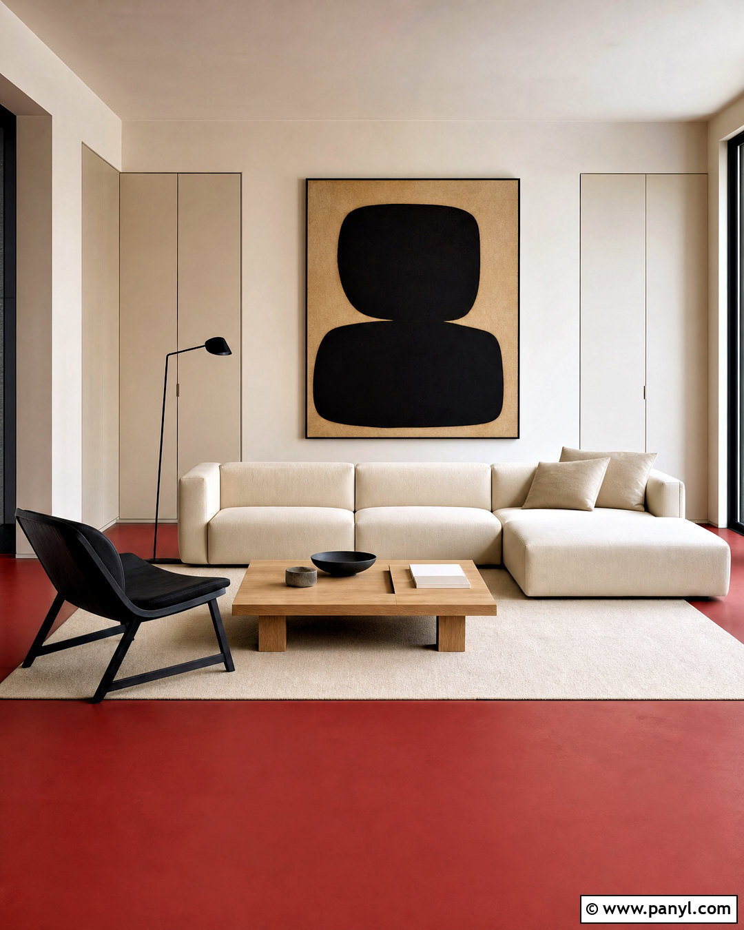 Minimalist Red Floor Living Room - 20 red floor living room ideas