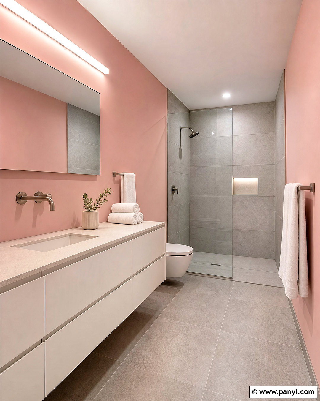 Minimalist Sulking Room Pink Bathroom - 20 sulking room pink bathroom ideas