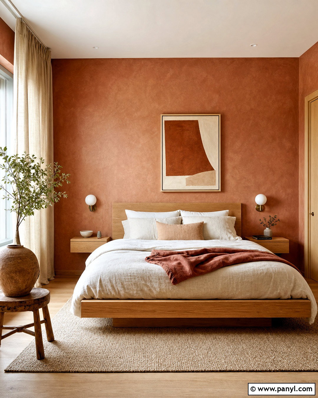 Minimalist Terra Cotta Bedroom - 20 terra cotta bedroom ideas