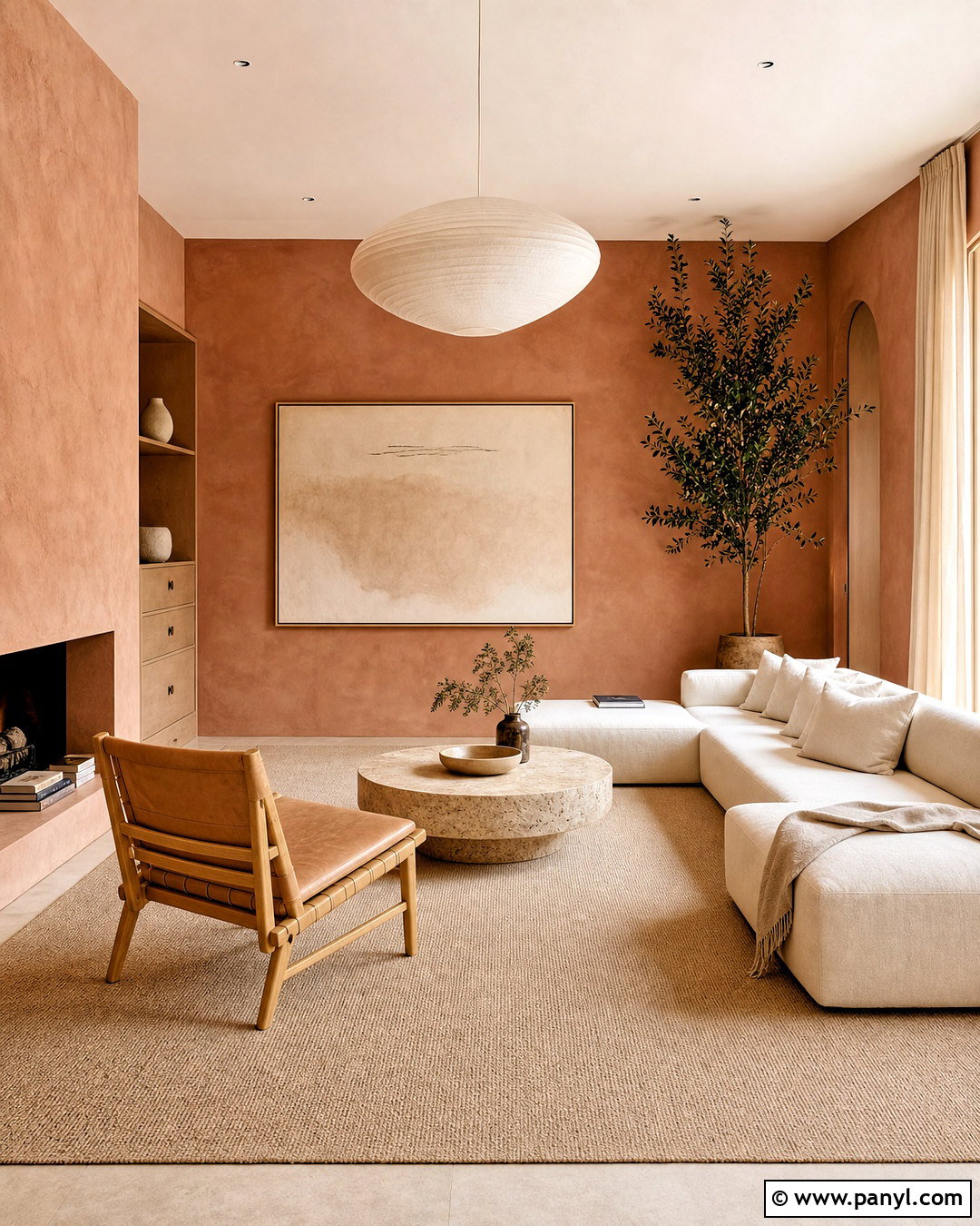 Minimalist Terra Cotta Living Room - 20 terra cotta living room ideas