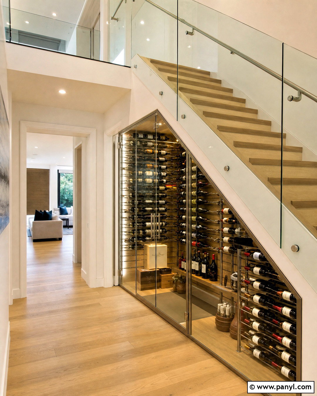 Minimalist Under Stairs Wine Cellar - 20 under stairs wine cellar modern ideas