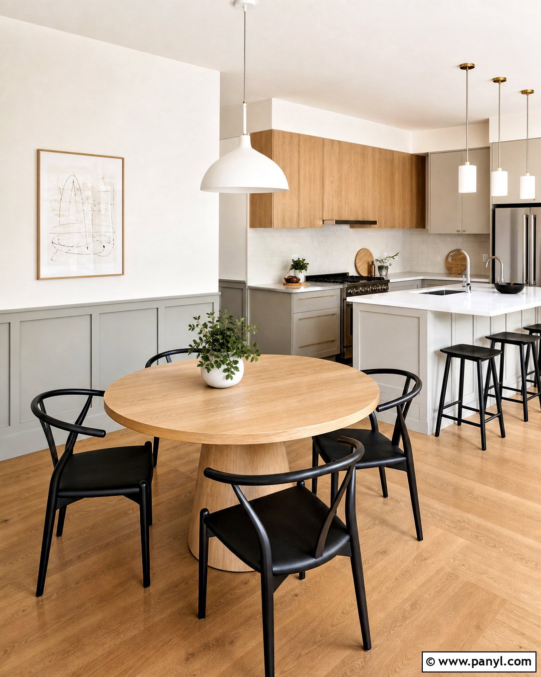 Minimalist Wainscoting Kitchen - 20 modern wainscoting ideas