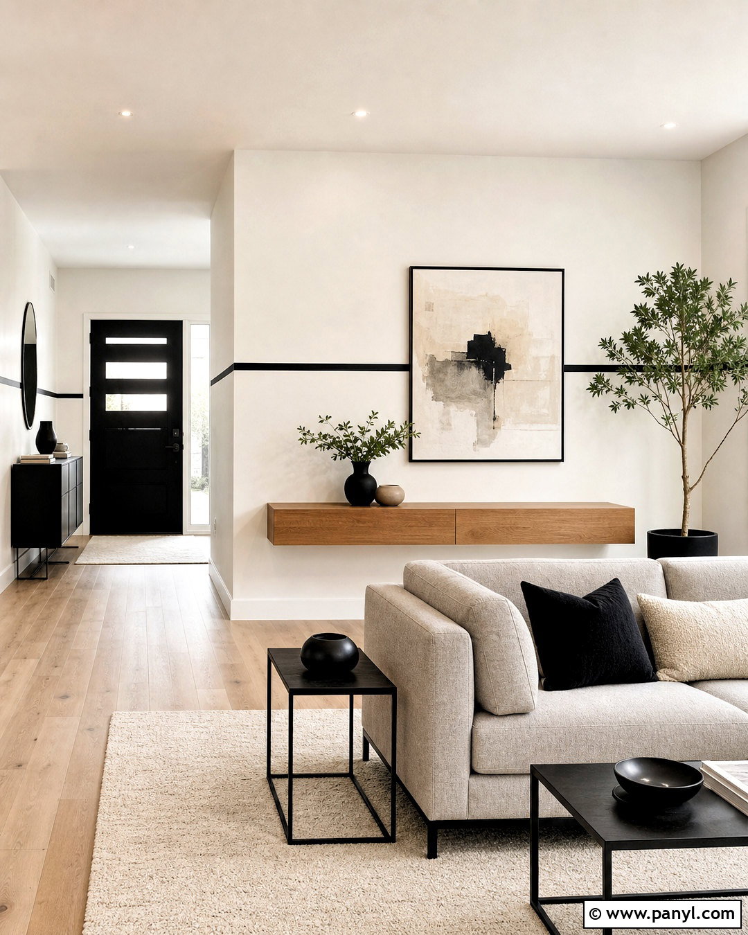 Minimalist Wall Line Design - 20 wall line design ideas