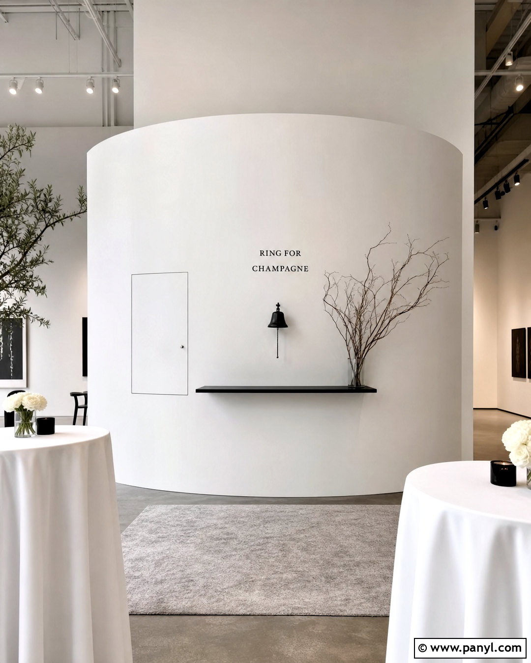 Minimalist White Ring For Champagne Wall - 20 ring for champagne wall ideas