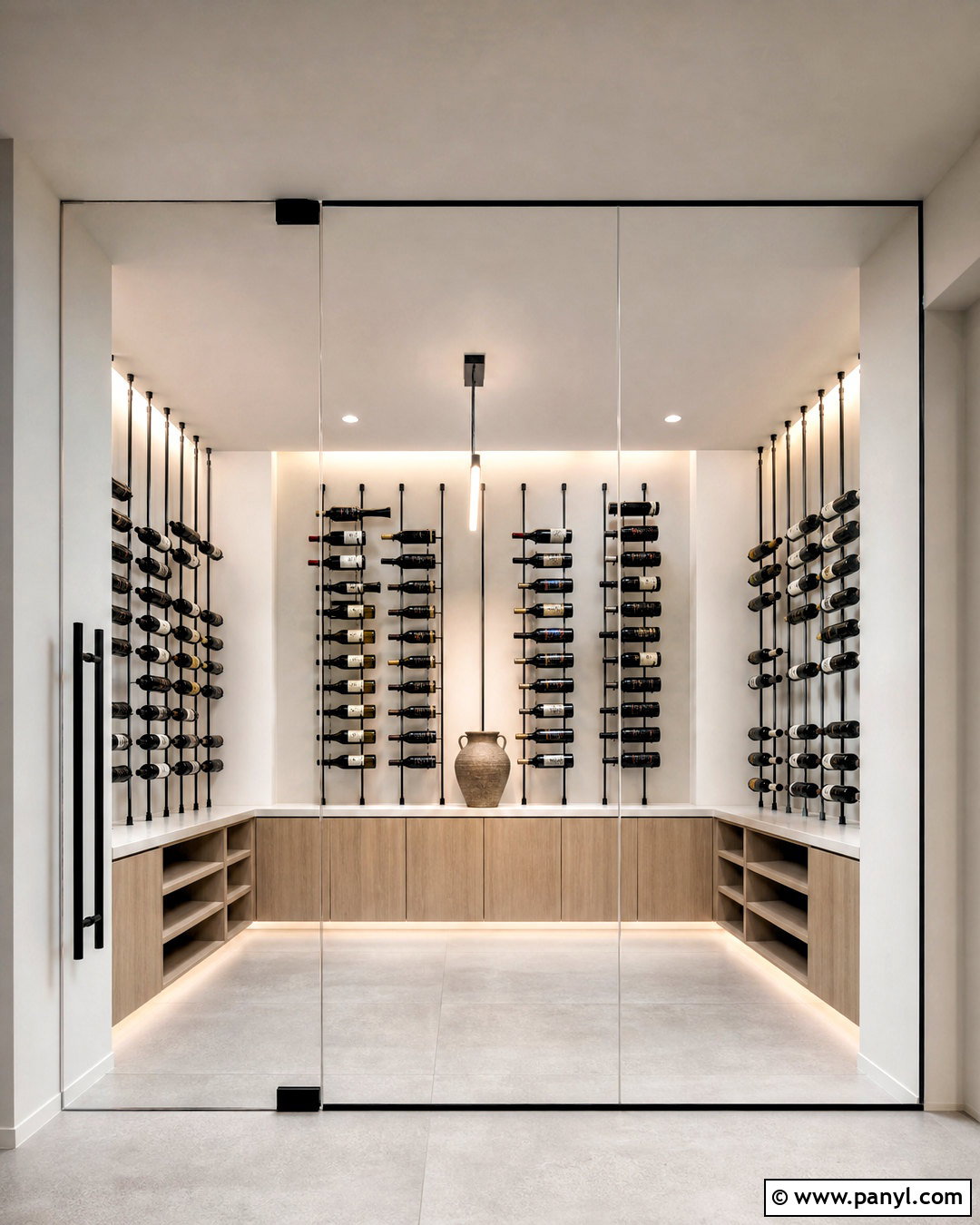 Minimalist Wine Cellar Room - 20 wine cellar home design ideas