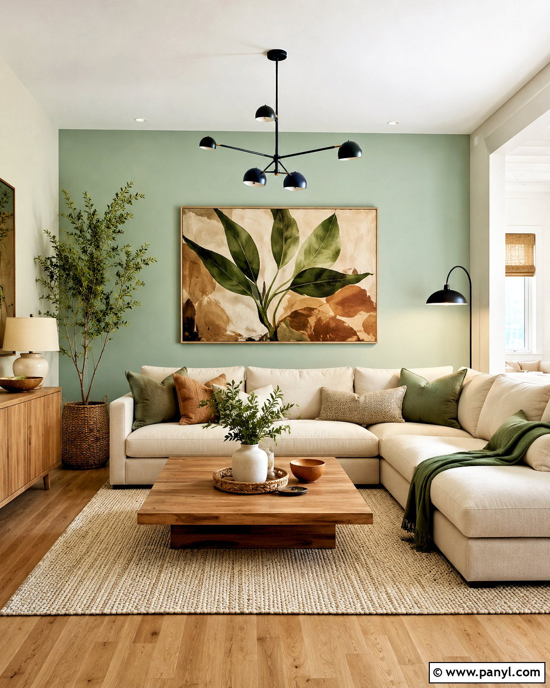 Mint Green Accent Wall Living Room - 20 mint green living room ideas