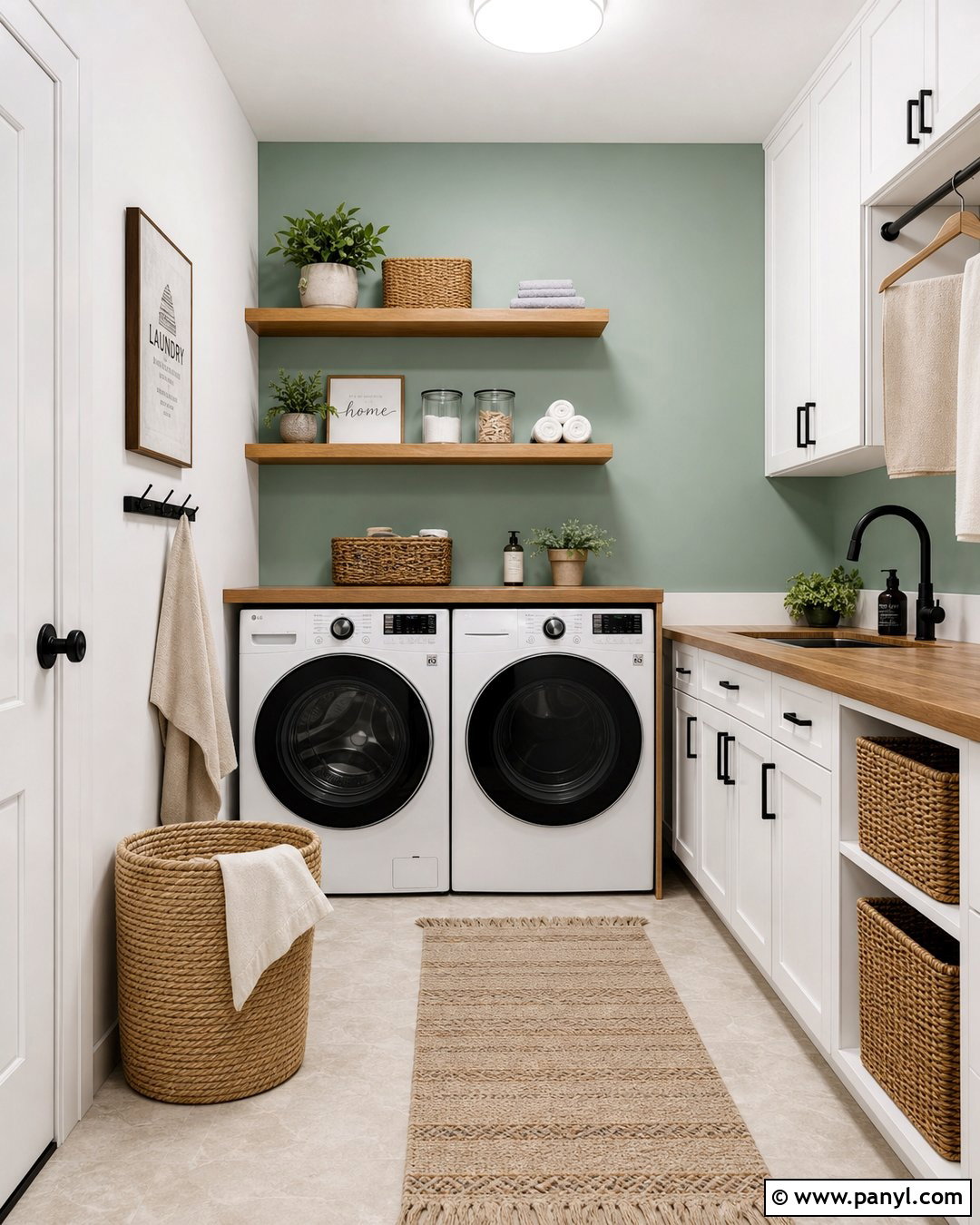 Mint Green Accent Wall - 35 accent wall color ideas