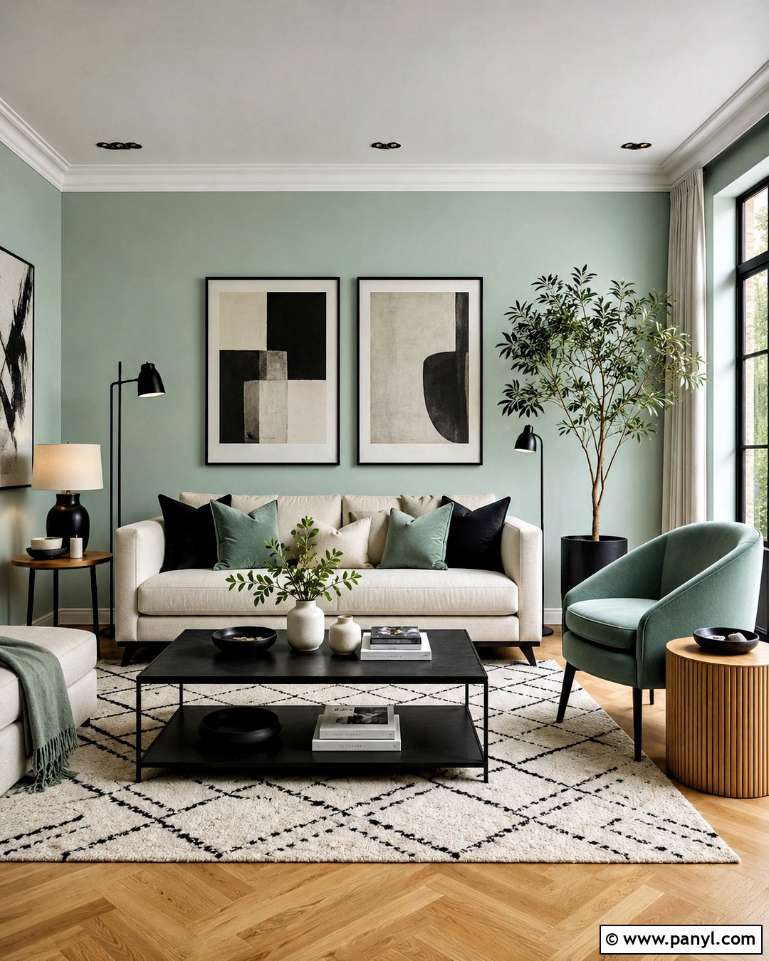 Mint Green And Black Living Room - 20 mint green living room ideas