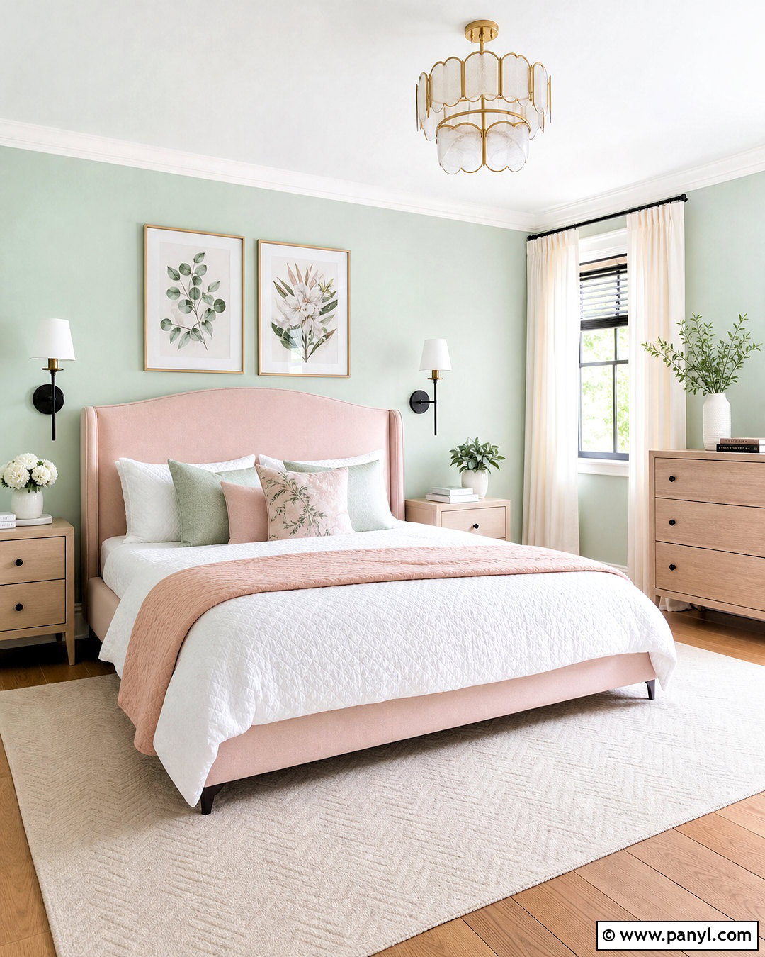 Mint Green And Blush Bedroom - 20 bedroom pastel colors room ideas