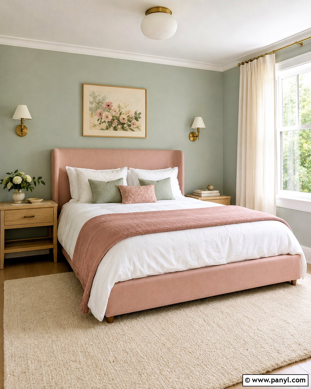 Mint Green And Blush Pink Bedroom - 20 mint green color palette ideas