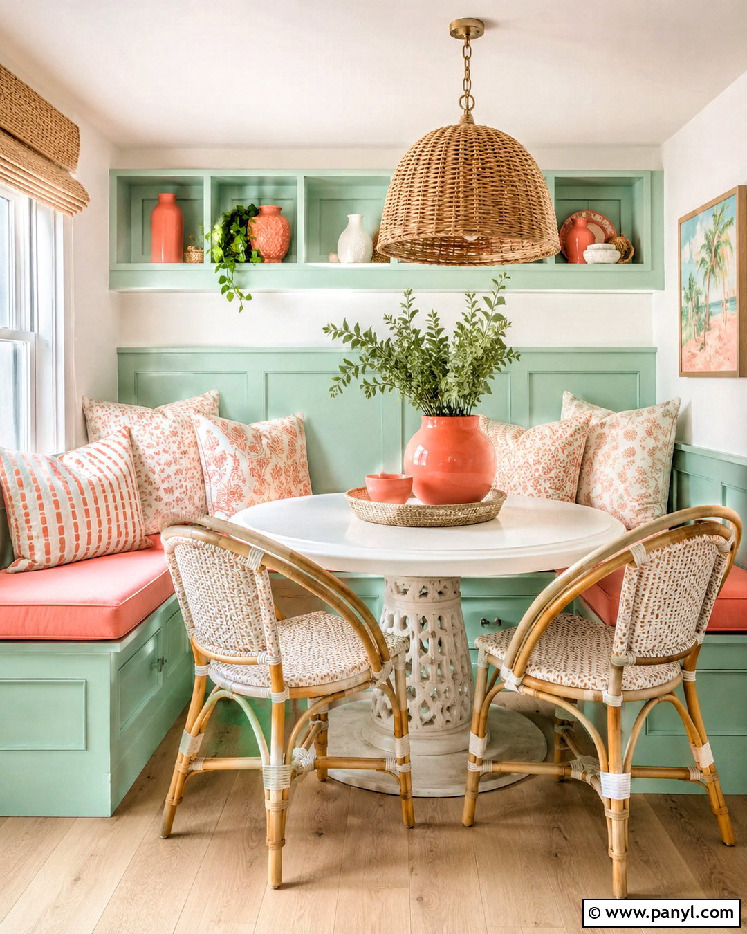 Mint Green And Coral - 20 colors that go with mint green ideas