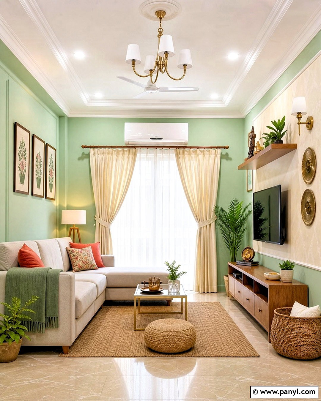 Mint Green And Cream Hall Colour - 20 hall colour ideas indian ideas