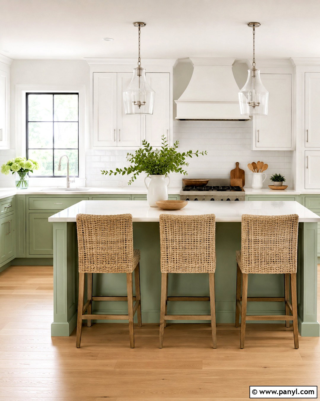 Mint Green And Crisp White - 20 colors that go with mint green ideas