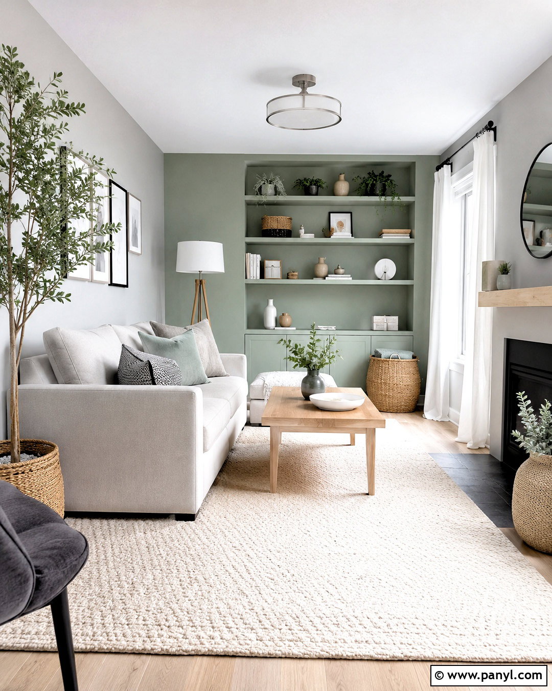 Mint Green And Dove Gray Living Room - 35 wall color combinations living rooms