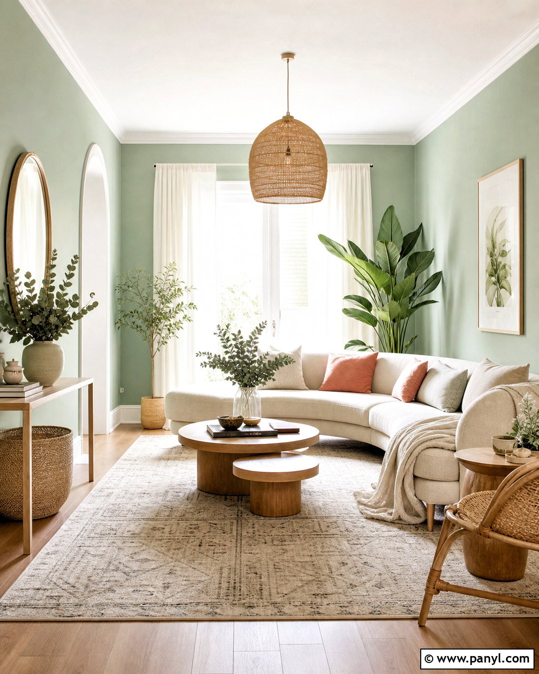 Mint Green And Ivory Hall Room - 20 hall room color ideas