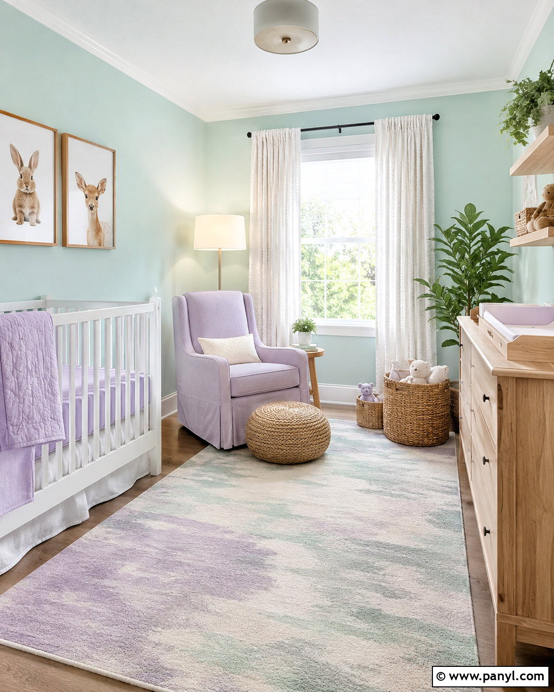 Mint Green And Lavender Nursery - 20 mint green color palette ideas
