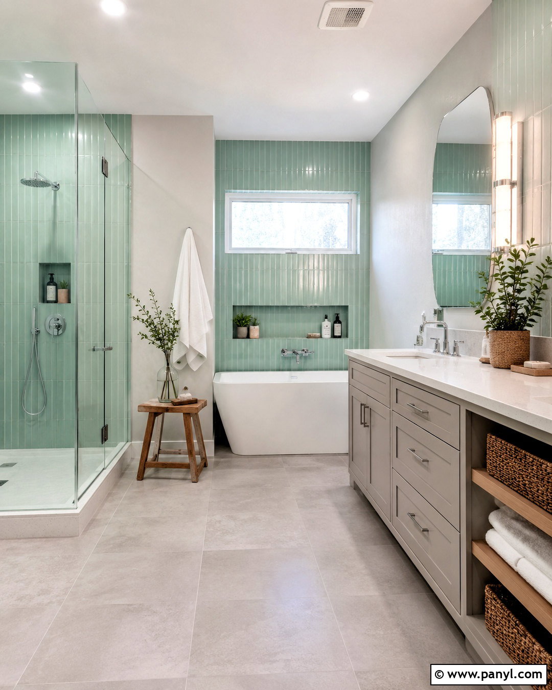 Mint Green And Light Gray - 20 colors that go with mint green ideas