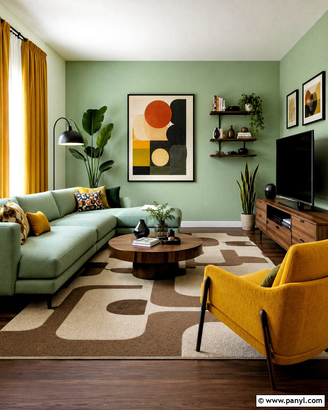 Mint Green And Mustard Yellow - 20 colors that go with mint green ideas