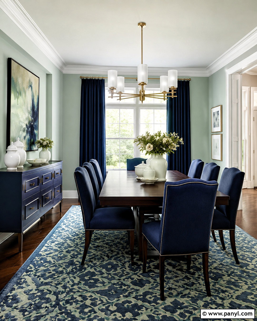 Mint Green And Navy Blue - 20 colors that go with mint green ideas