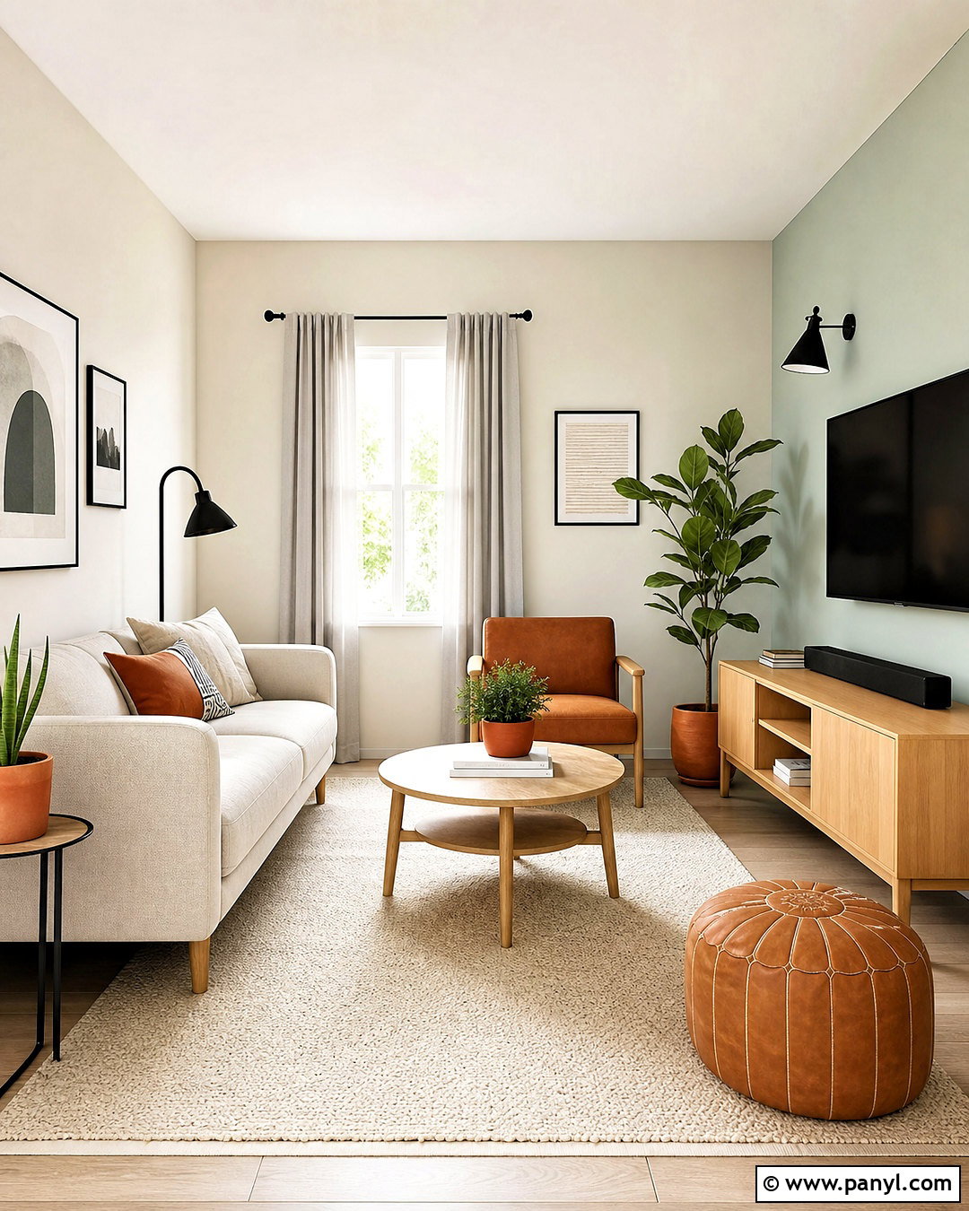 Mint Green And Off-White Hall Walls - 20 hall painting wall colors combination ideas
