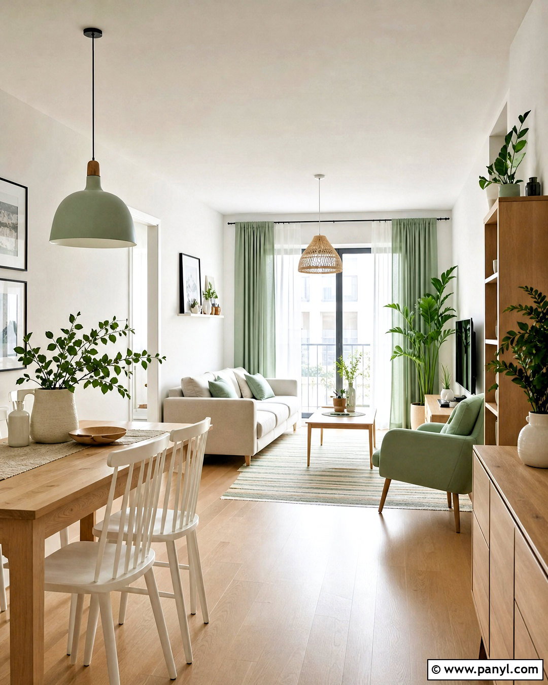 Mint Green And Pale Oak Apartment Color Scheme - 20 apartment color schemes