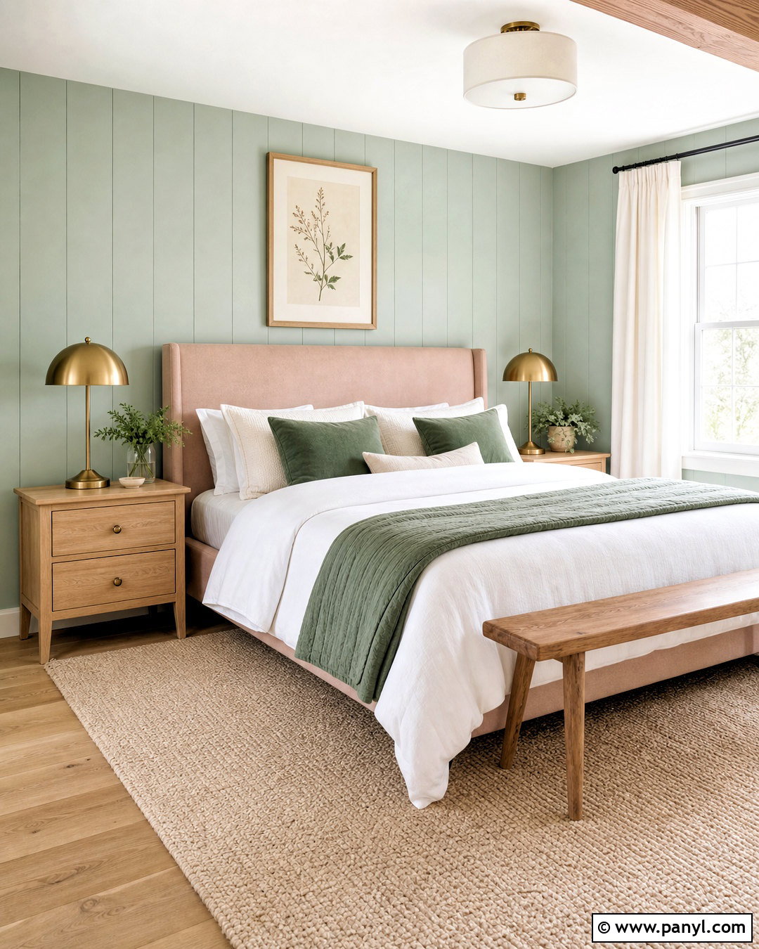 Mint Green And Pale Pink Bedroom - 20 bedroom color combination ideas