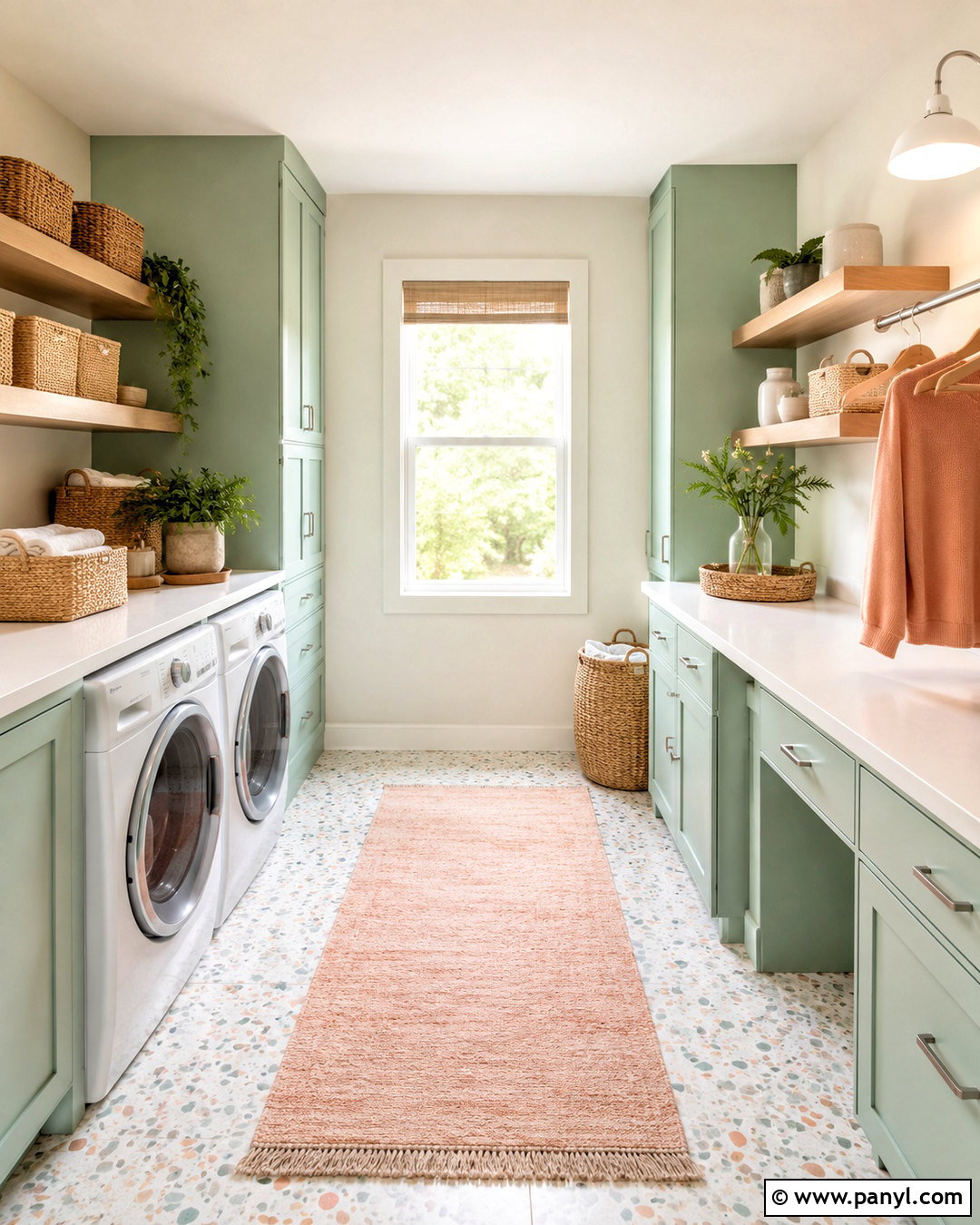 Mint Green And Peach Laundry Room - 20 mint green color palette ideas
