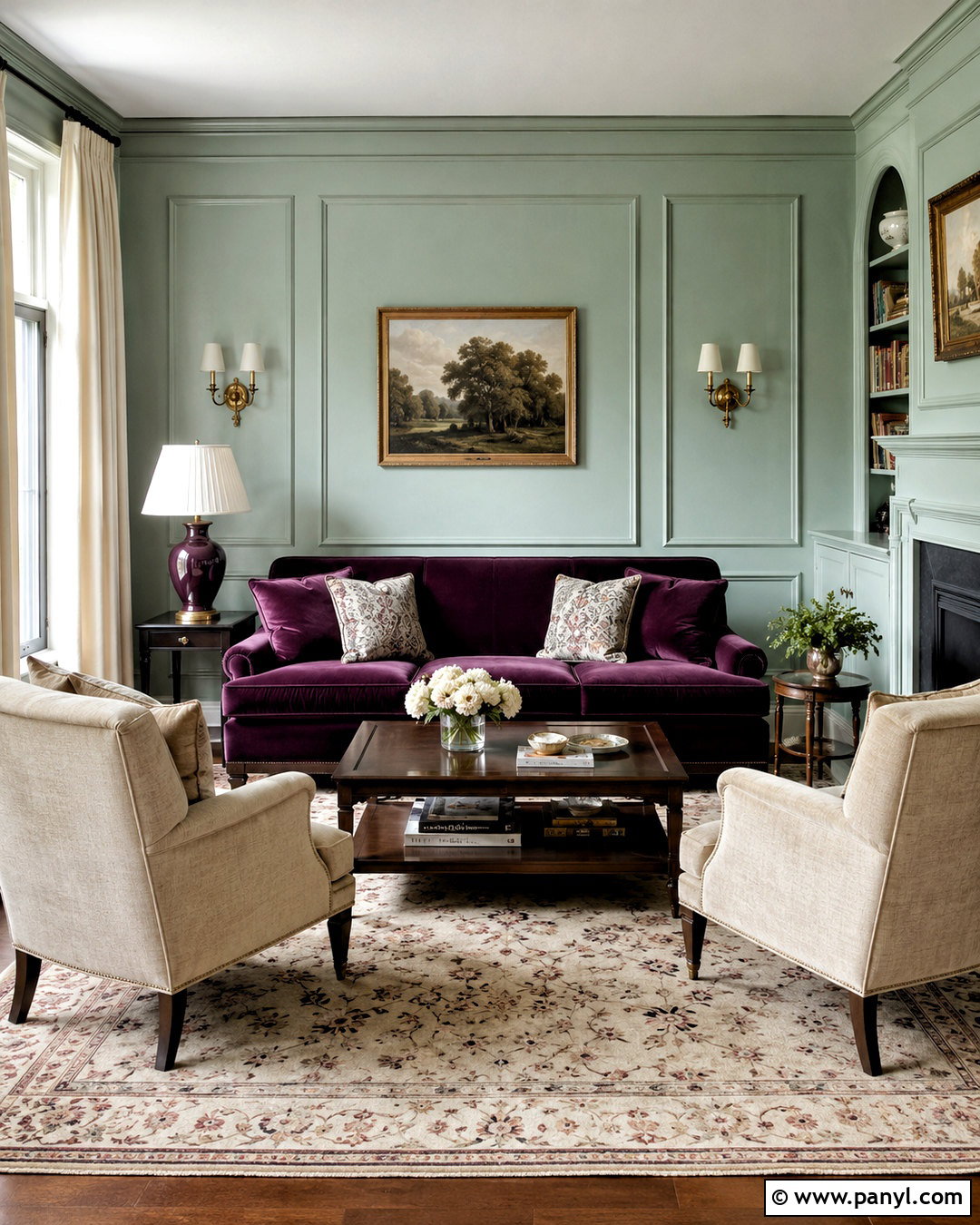 Mint Green And Plum - 20 colors that go with mint green ideas