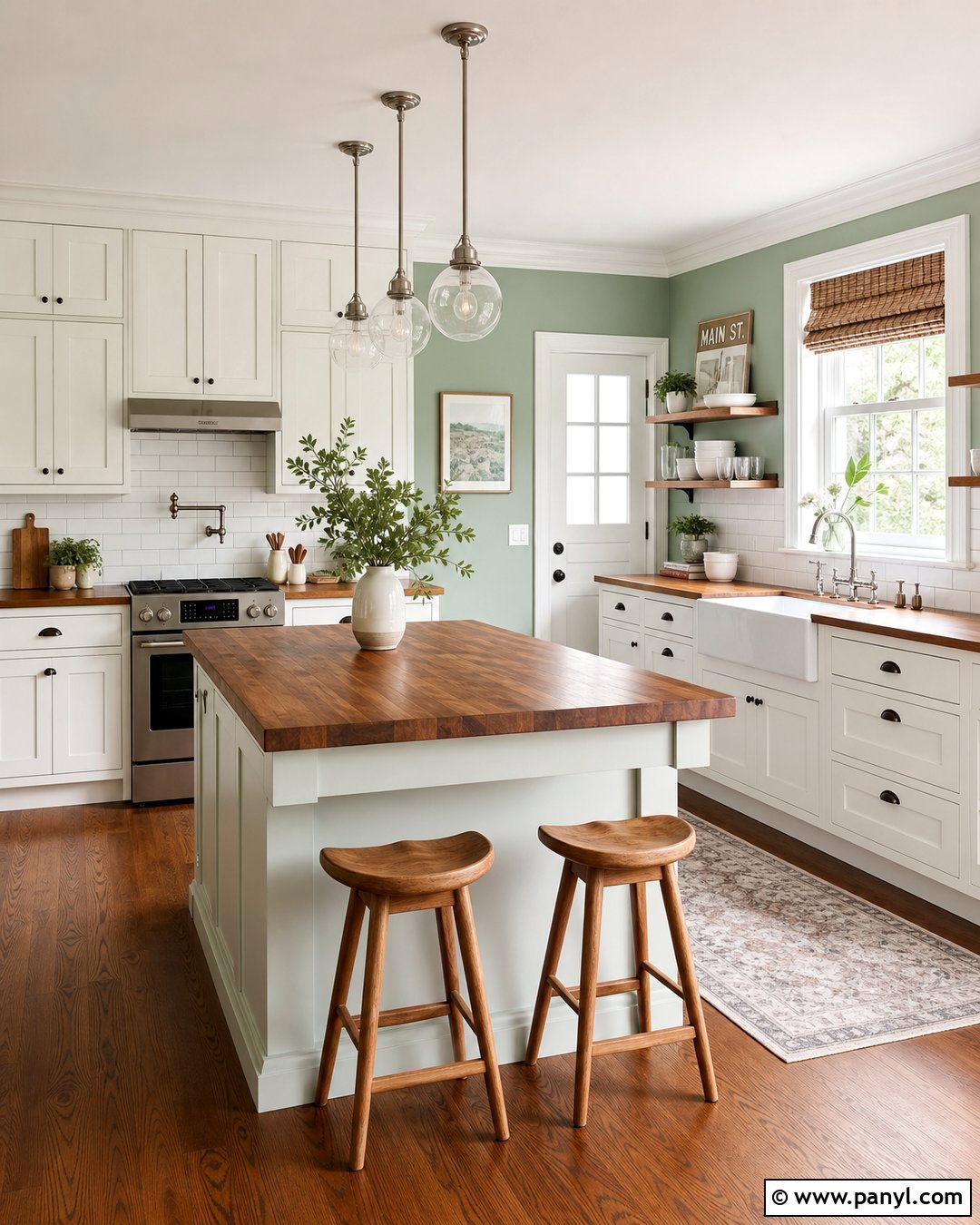 Mint Green And White Kitchen Walls - 30 Green And White Walls