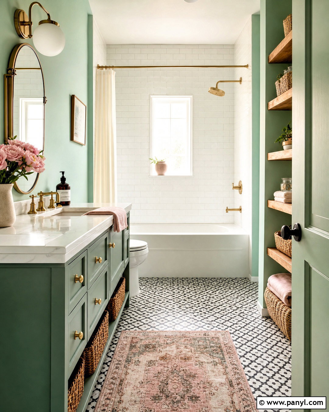 Mint Green Bathroom - 20 fun bathroom colors