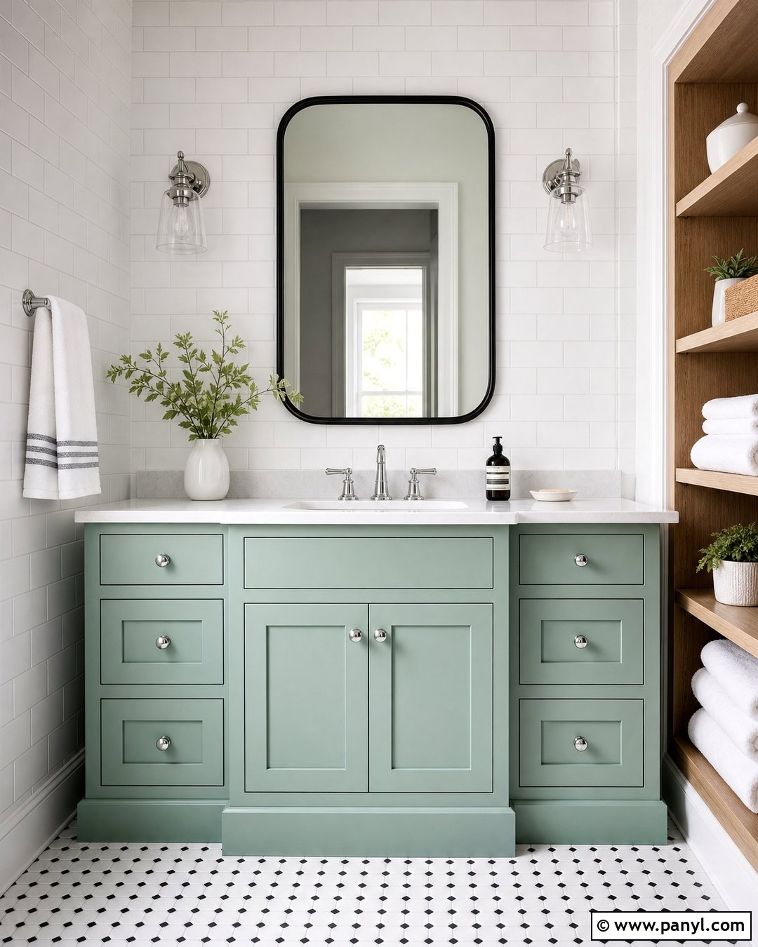 Mint Green Bathroom Vanity - 35 painted bathroom vanity colors