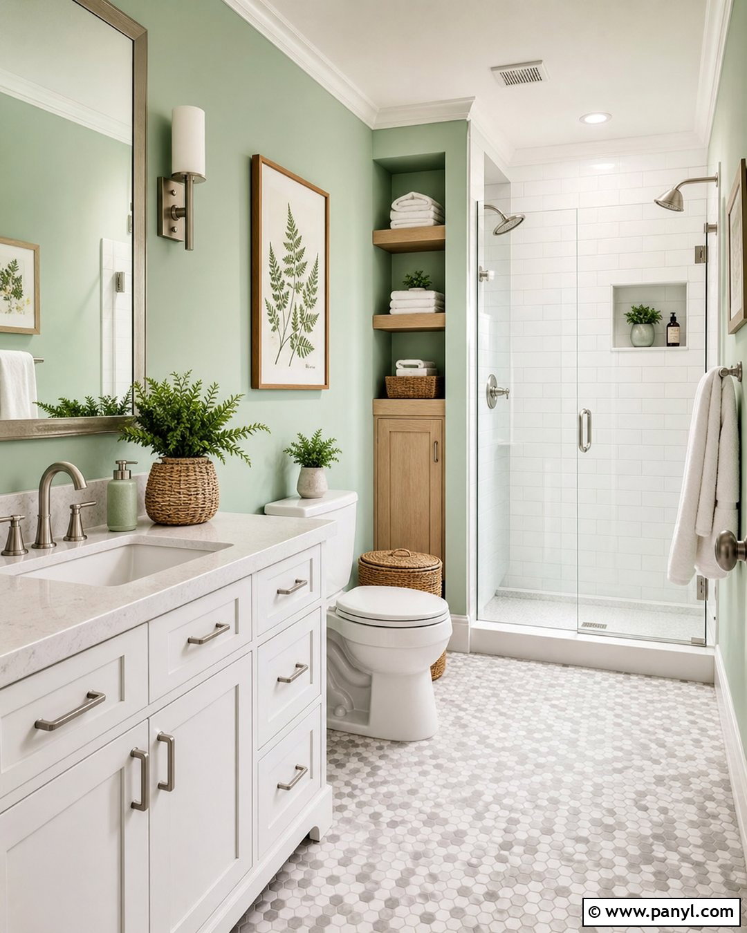 Mint Green Bathroom Walls - 30 Room Green Walls