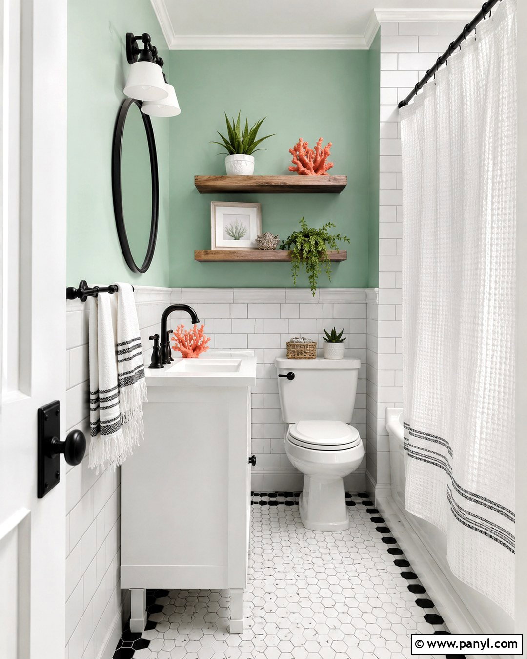 Mint Green Bathroom Walls - 20 Fun Bathroom Wall Colors
