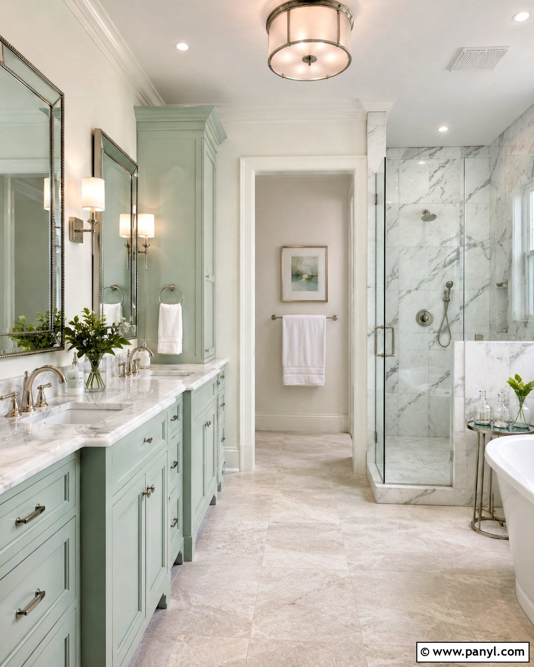 Mint Green Bathroom With Marble - 20 mint green bathroom ideas