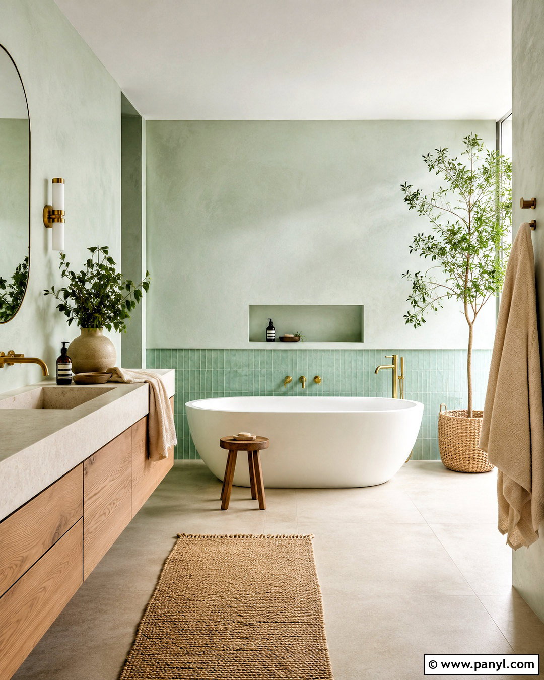 Mint Green Bathroom With Spa Decor - 20 mint green bathroom ideas