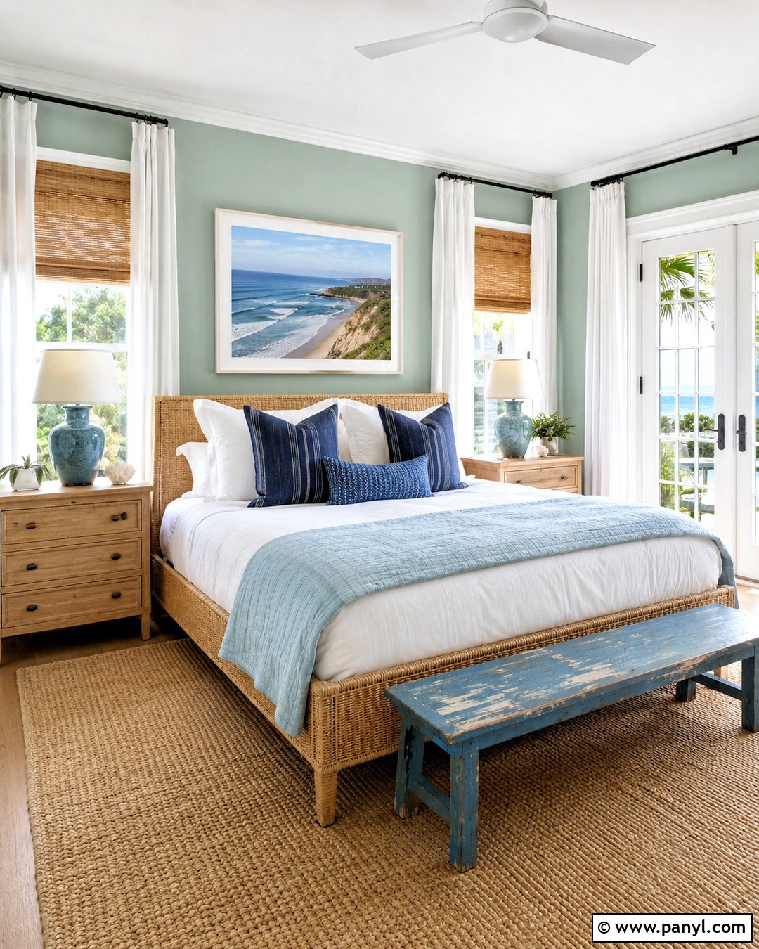 Mint Green Bedroom Walls With Coastal Decor - 20 mint green bedroom walls