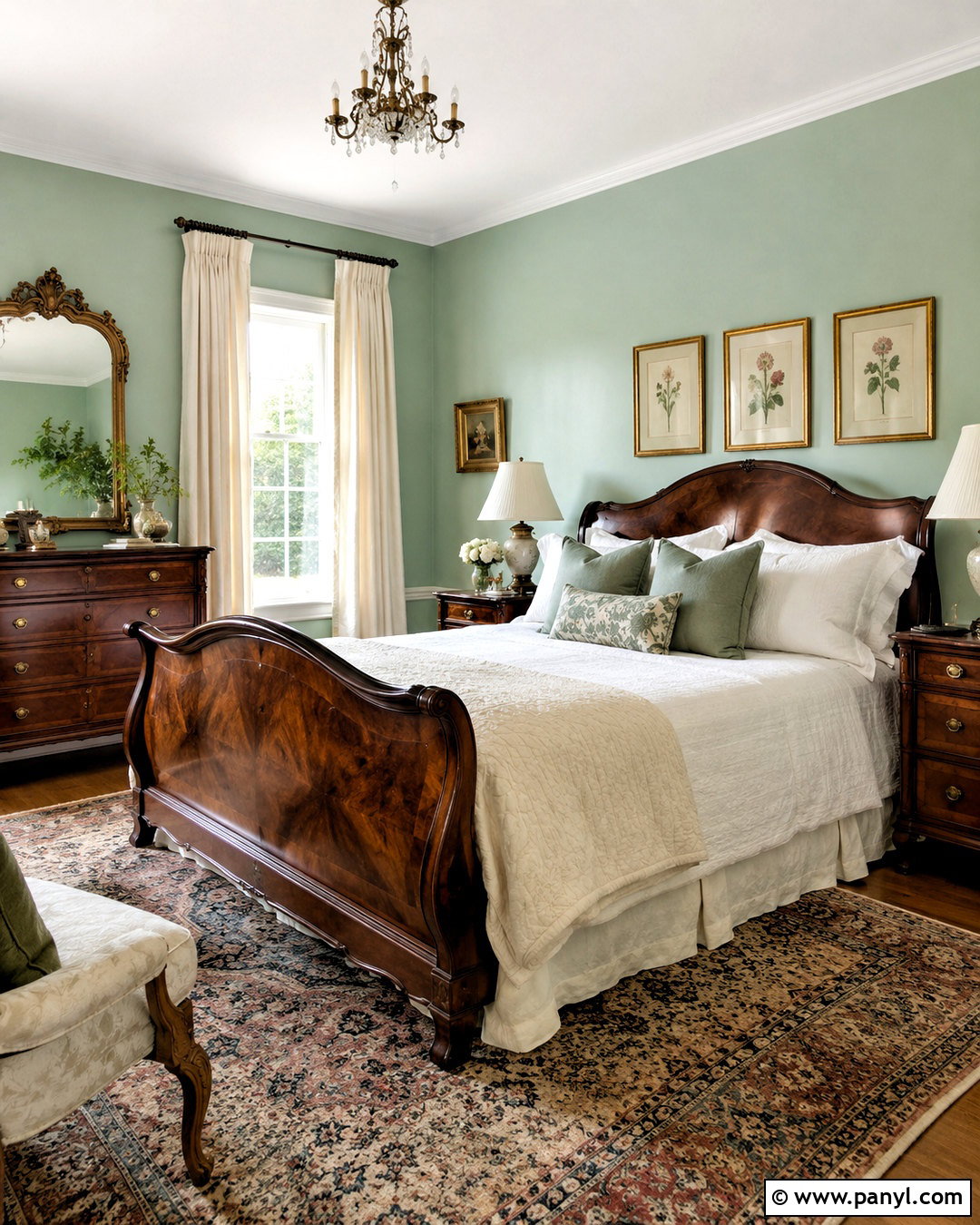 Mint Green Bedroom Walls With Vintage Furniture - 20 mint green bedroom walls