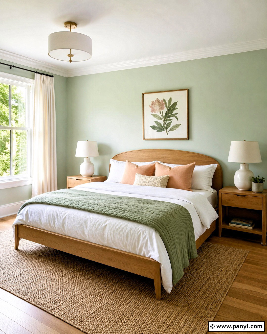 Mint Green Bedroom - 20 bright room colors
