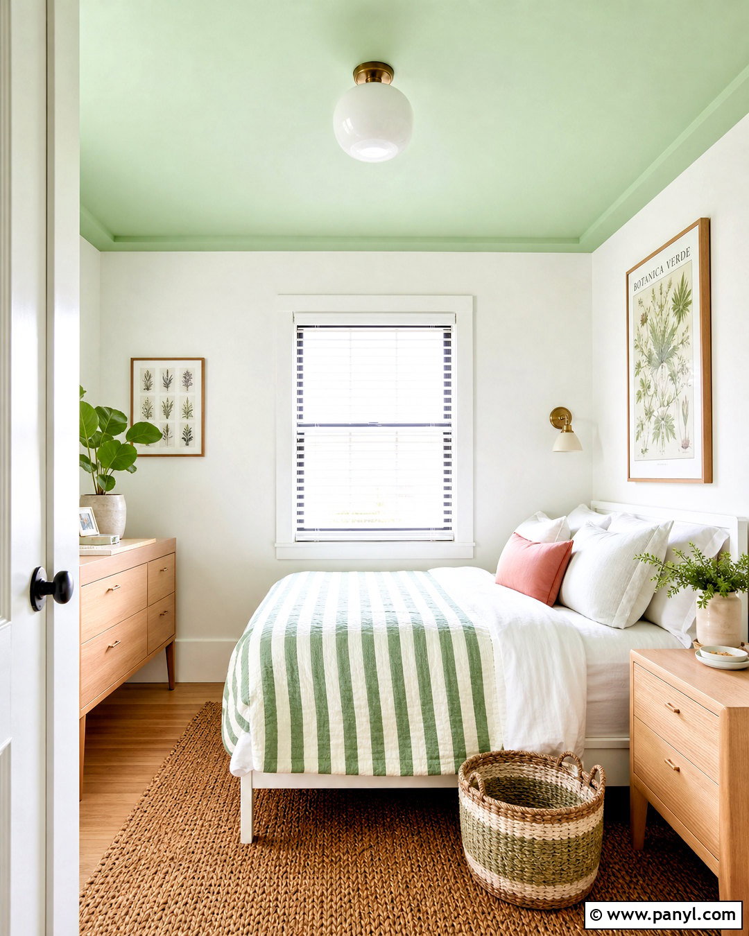 Mint Green Ceiling Bedroom - 20 green ceiling bedroom ideas