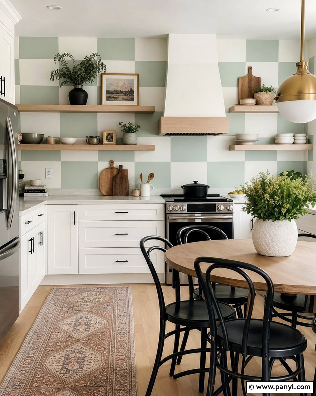 Mint Green Checkered Wall Paint - 30 checkered wall paint ideas