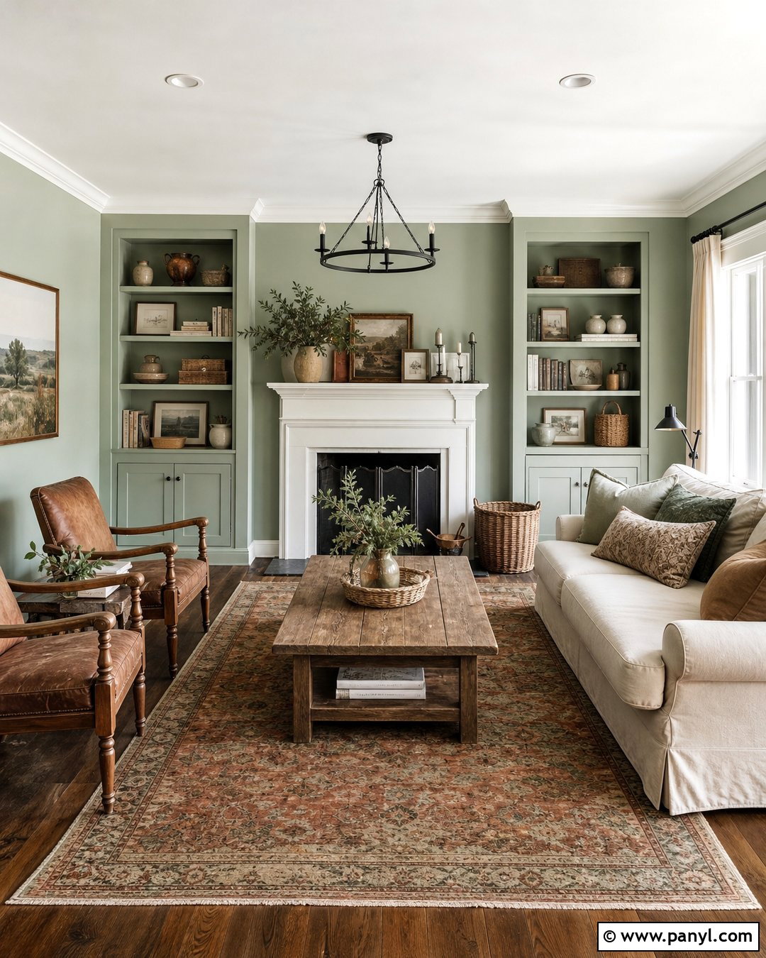 Mint Green Farmhouse Living Room - 30 mint green paint walls