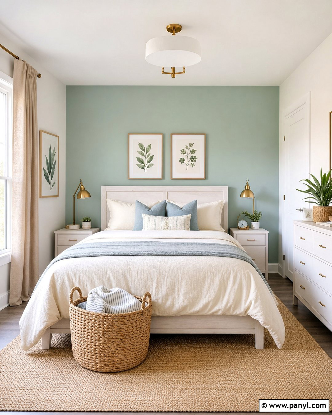 Mint Green Feature Wall - 30 Feature Wall Colours