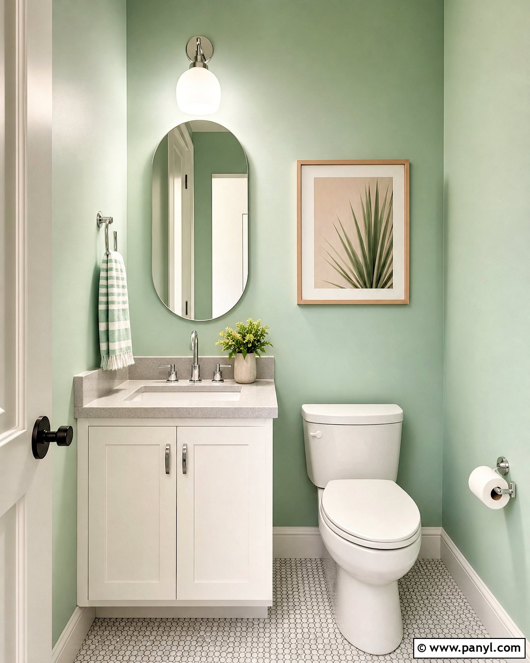 Mint Green Half Bathroom - 20 green half bathroom ideas